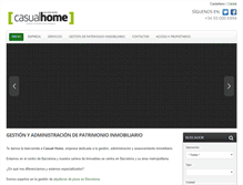 Tablet Screenshot of casualhome.es